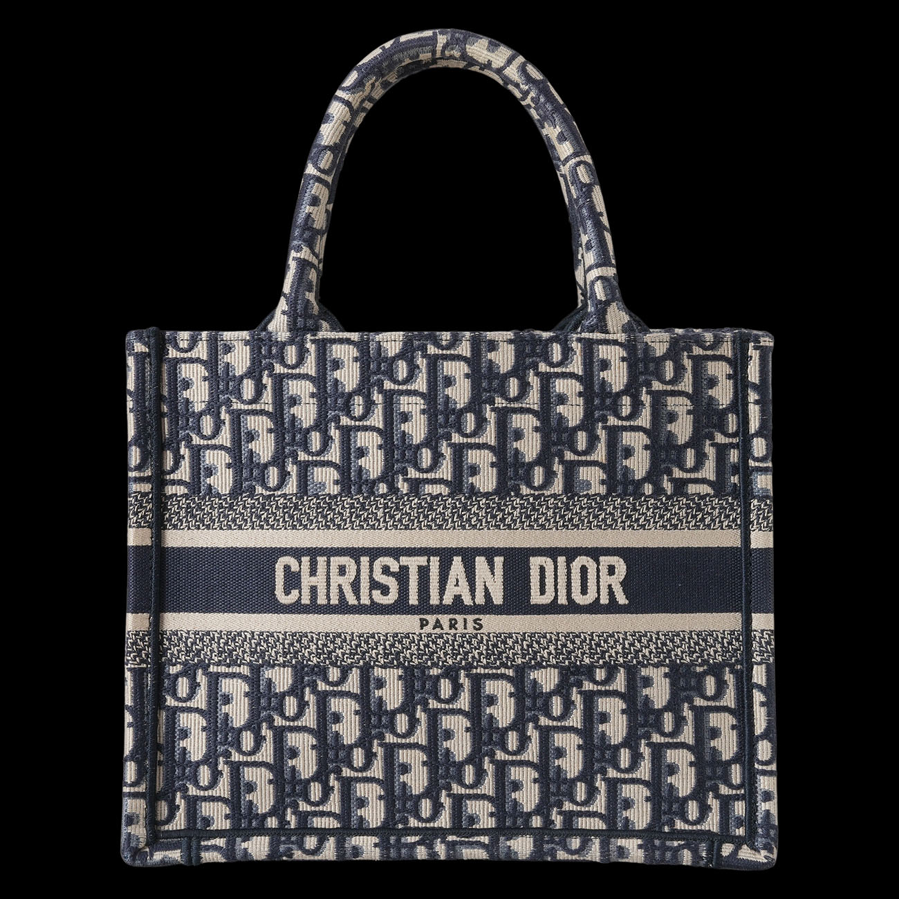 CHRISTIAN DIOR(USED)디올 오블리크 북토트 스몰